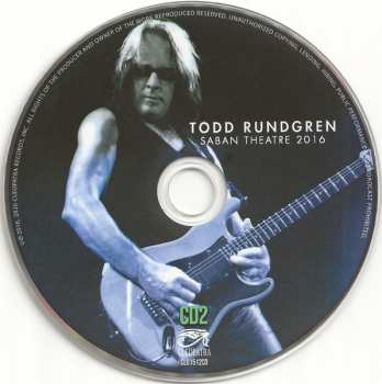 LP Todd Rundgren: Saban Theatre 2016