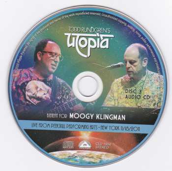4CD/2DVD/Box Set Utopia: Benefit For Moogy Klingman
