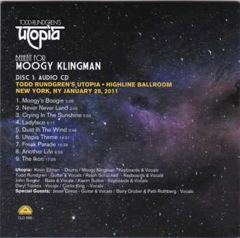 4CD/2DVD/Box Set Utopia: Benefit For Moogy Klingman