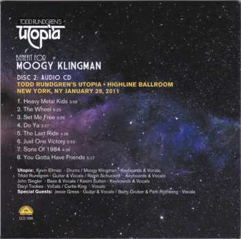 4CD/2DVD/Box Set Utopia: Benefit For Moogy Klingman