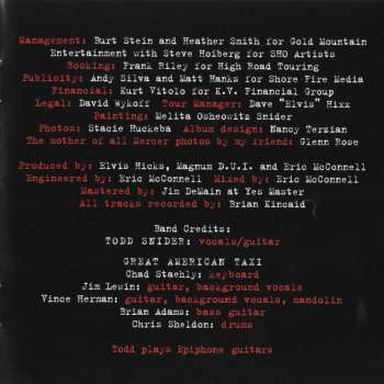 2CD Todd Snider: Live (The Storyteller)