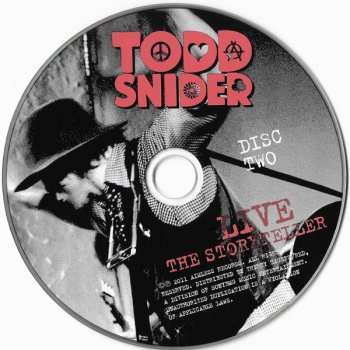 2CD Todd Snider: Live (The Storyteller)
