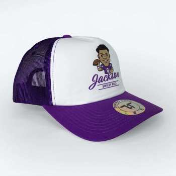 Merch Tokyo Time: Tokyo Time Unisex Mesh Back Cap: Lamar Jackson Nflpa Emoji