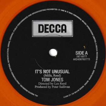 SP Tom Jones: It's Not Unusual  CLR | LTD