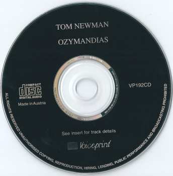 CD Tom Newman: Ozymandias