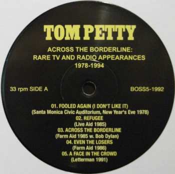 LP Tom Petty: Across The Borderline: Rare TV & Radio Appearances 1978-1994