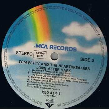 LP Tom Petty And The Heartbreakers: Long After Dark
