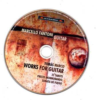 CD Marcello Fantoni: Works For Guitar: 22 Tarots - Presto Mormorando - Sonata De Fuego