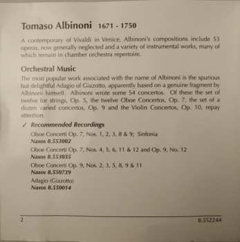 CD Tomaso Albinoni: Adagio