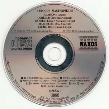 CD Georg Friedrich Händel: Baroque Masterpieces
