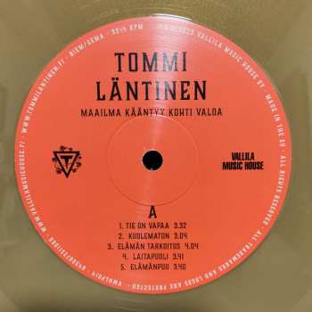 LP Tommi Läntinen: Maailma Kääntyy Kohti Valoa CLR