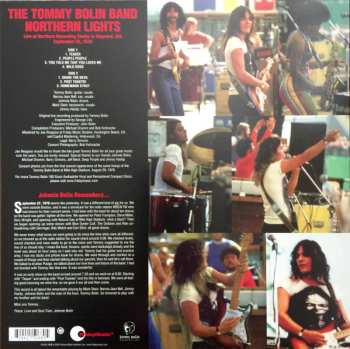 LP Tommy Bolin Band: Northern Lights - Live At The The Northern Lights Recording Studio September 22, 1976 LTD