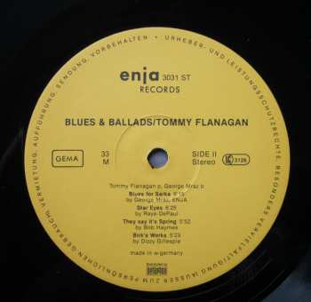 CD Tommy Flanagan: Ballads & Blues