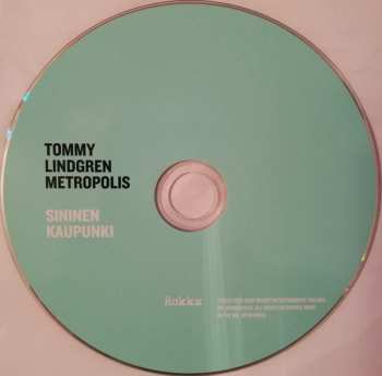 CD Tommy Lindgren Metropolis: Sininen Kaupunki