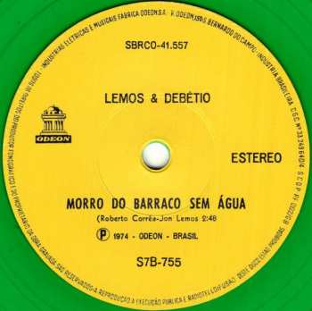 SP Toninho Lemos: Morro Do Barraco Sem Água / Retrato da Vida LTD | CLR