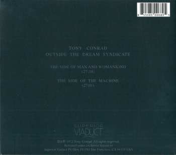 CD Tony Conrad: Outside The Dream Syndicate