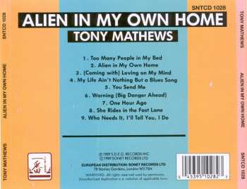 CD Tony Mathews: Alien In My Own Home