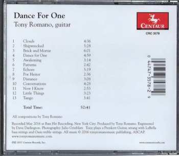 CD Tony Romano: Dance For One