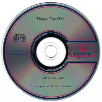 CD Tony Romano: Dance For One