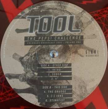 2LP Tool: The Pepsi Challenge Colorado Broadcast 2002 Volume One CLR