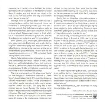 CD Toots Thielemans: The Soul Of Toots Thielemans