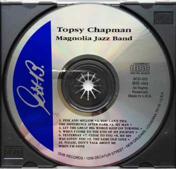 CD Topsy Chapman: Fine And Mellow