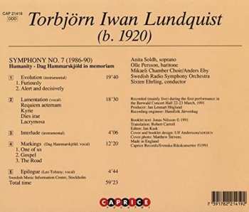 CD Sveriges Radios Symfoniorkester: Symphony No 7: Humanity - Dag Hammarskjöld In Memoriam