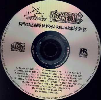 CD/DVD Kreator: Bonecrushing Demos & Rehearsals '84-85