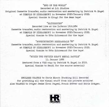 CD/DVD Kreator: Bonecrushing Demos & Rehearsals '84-85