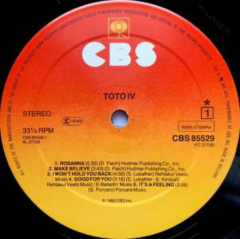 LP Toto: Toto IV