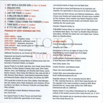 CD Toto: Turn Back DLX