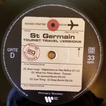 2LP St Germain: Tourist Travel Versions