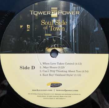 2LP Tower Of Power: Soul Side Of Town