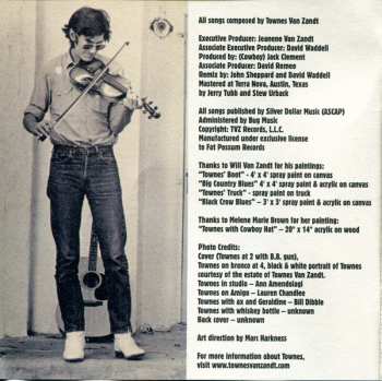 CD Townes Van Zandt: In The Beginning...