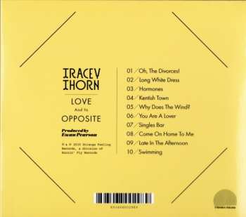 CD Tracey Thorn: Love And Its Opposite