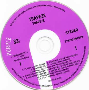 6CD/Box Set Trapeze: Don't Stop The Music Complete Recordings Vol 1 1970 - 1992