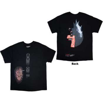 Merch Travis Scott: Travis Scott Unisex T-shirt: Summer Run 2023 London (black) (back Print & Ex-tour) (small) S