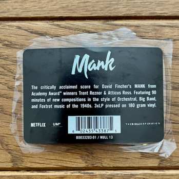 3LP/Box Set Trent Reznor: Mank: The Original Musical Score DLX