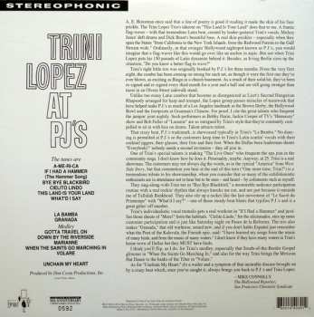 LP Trini Lopez: Trini Lopez At PJ's LTD | NUM