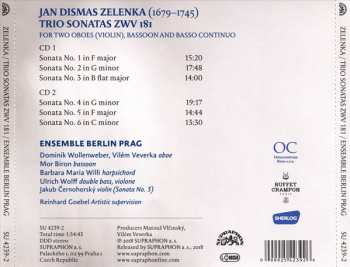 2CD Jan Dismas Zelenka: Trio Sonatas ZWV 181