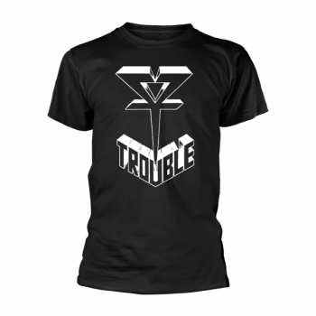 Merch Trouble: Tričko Logo Trouble 1 (black)