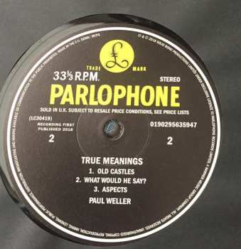 2LP Paul Weller: True Meanings