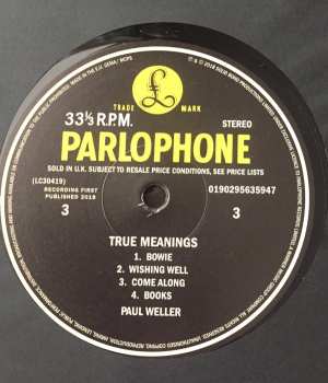 2LP Paul Weller: True Meanings