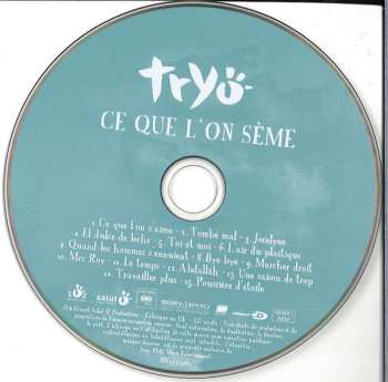 CD Tryo: Ce Que L'on Sème DIGI