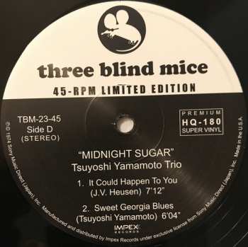 2LP Tsuyoshi Yamamoto Trio: Midnight Sugar LTD