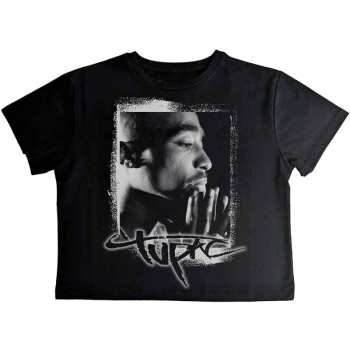 Merch Tupac: Dámske Crop Top Spray Photo