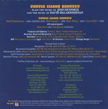 CD Turtle Island String Quartet: Have You Ever Been ...?: The Music Of Jimi Hendrix & The Music Of David Balakrishnan