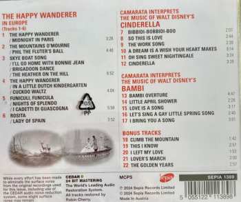 CD Tutti Camarata: The Happy Wanderer in Europe plus music of Cinderella & Bambi