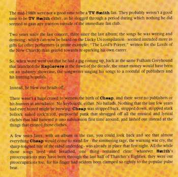 CD T.V. Smith's Cheap: Anthology