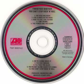 CD Twisted Sister: You Can't Stop Rock 'N' Roll